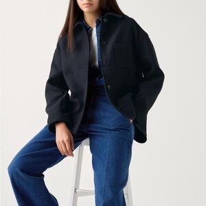 Uniqlo - Women's Oversized Navy Jacket